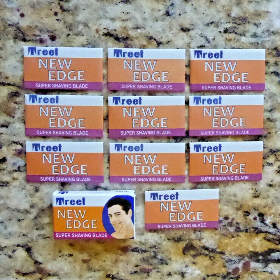 10 hojas de afeitar Treet nuevas EDGE de doble filo Foto 1 de 1