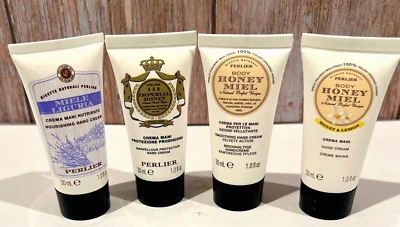 Perlier Body Honey Miel Hand Creams 4 Piece Travel Size 30ml/1 oz Variety Bundle - Image 1 of 4