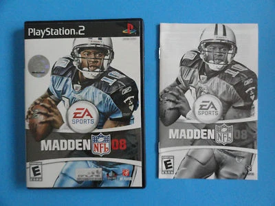 NO GAME- PLAYSTATION 2 MADDEN NFL 08 EA SPORTS - CASE & MANUAL ONLY - NO GAME  - Image 1 of 2