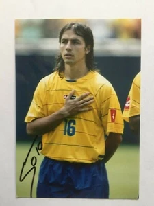 Autograph ELKIN SOTO-Colombia-handsigned photo-Copa America-Ex-Once Caldas - Picture 1 of 1