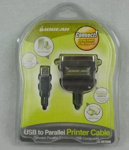 IOGEAR GUC1284B USB TO PARALLEL PRINTER CABLE BRAND NEW FACTORY SEALED - Picture 1 of 6