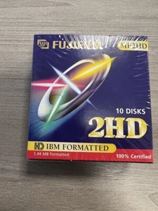 Fujifilm MF2HD 10 Disks, 1,44 MB IBM formatted - Bild 1 von 2