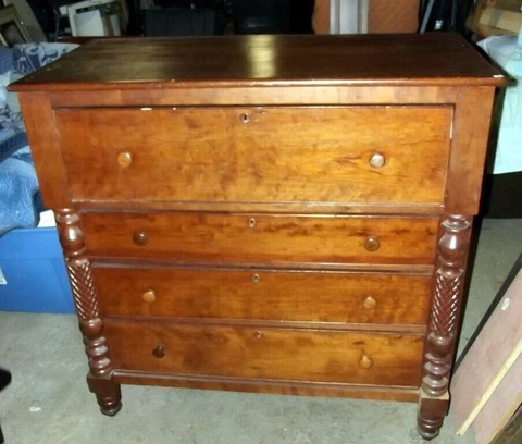Antique American Empire Dresser Cover