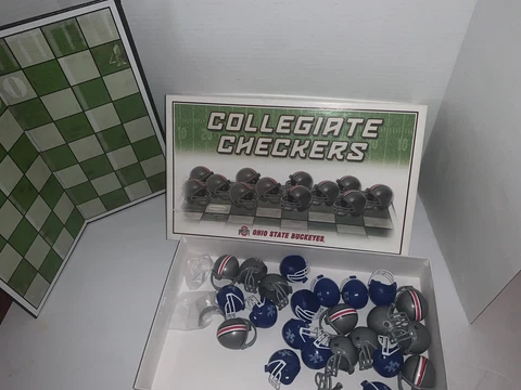 Collegiate Checkers Ohio State Buckeyes vs Kentucky Wildcats - Pocket Helmets Cover
