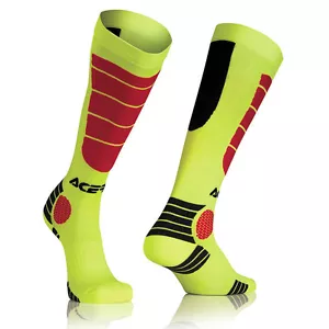ACERBIS CALZE CALZETTONI MX IMPACT SOCKS ROSSO GIALLO MOTO CROSS XXL 45 46 47 - Bild 1 von 1