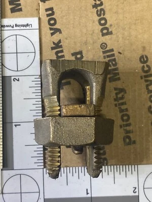 One BURNDY Dual split-Bolt connector R-250, TC-250, KS29, 50-120 DB - Image 1 of 3