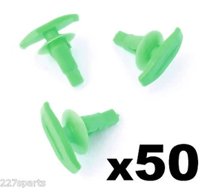 50 x Toyota Plastik Dichtungsprofil & Gummi Türdichtung Klemme, Klemme Grün - Bild 1 von 1