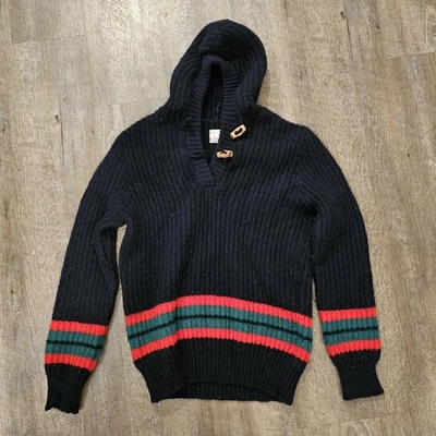 1960s Vintage Pendleton Knockabouts Womens Virgin Wool Pull Over Hoodie Sweater  - Image 1 of 4