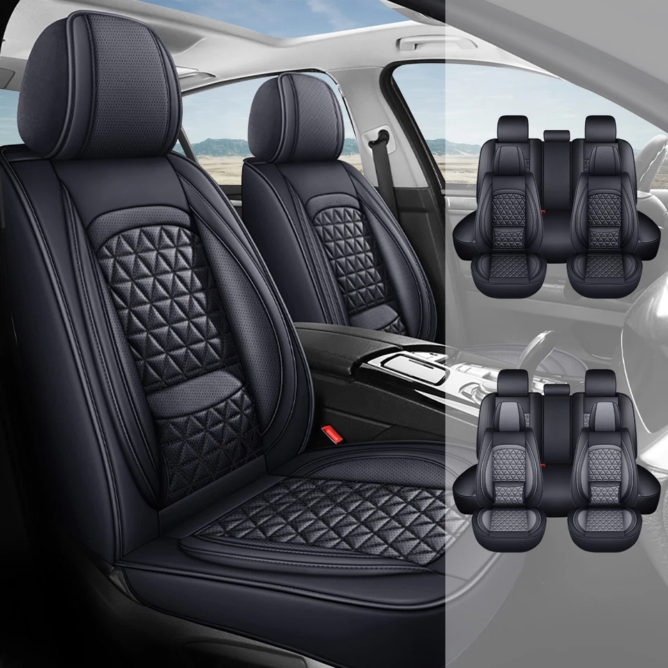 Fundas de asiento de auto de cuero PU impermeables para GMC Terrain 2010-2026 (2/5 asientos) Foto 1 de 1