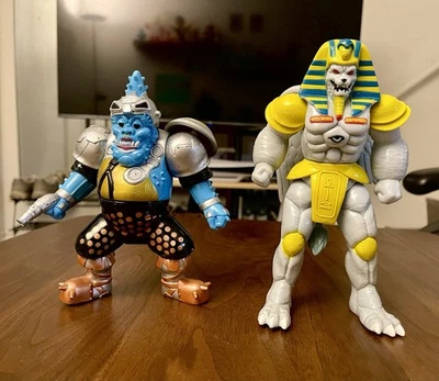 Paquete de colección 1993 Mighty Morphin Power Rangers King Sphinx & Evil Space Alien Foto 1 de 4