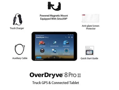 Rand McNally OverDryve 8 Pro II Truck GPS Overdrive 8 pro 2 NEW 2025 MAPS route - Image 1 of 4