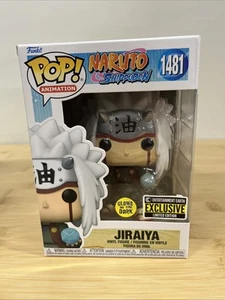 Funko POP Animation Naruto Shippuden Jiraiya EE Exclusive GITD #1481 *Not Mint* - Picture 1 of 9