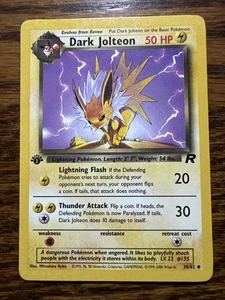 Dark Jolteon 38/82 Team Rocket Regular 1st Edition - Bild 1 von 2