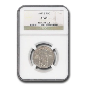 1927-S Standing Liberty Quarter XF-40 NGC - Picture 1 of 3
