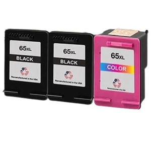Compatible Ink Cartridge For HP 65XL Twin Black and Color-USA - Picture 1 of 2