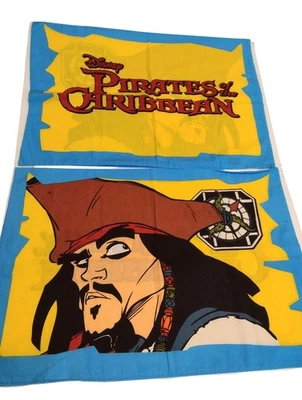 2 fundas de almohada estándar Disney Piratas del Caribe dibujos animados de doble cara  Foto 1 de 4