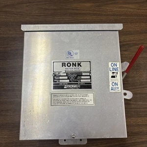 Ronk 7100 100A Meter-Rite 1ph-120/240V Grade Level Double-Throw Switch - Bild 1 von 7