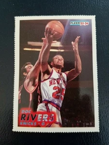 Doc Rivers New York Knicks 1993 - 1994 Fleer PERFORATED Oddball WOW - Picture 1 of 2