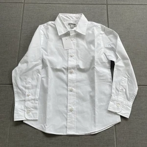 J. CREW Crewcuts Boys' Ludlow Premium Cotton Dress Shirt Size 6 White CA381 NEW - Picture 1 of 9