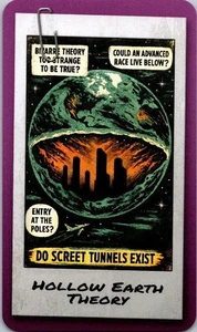 2025 Zendecks Conspiracies & Mysteries art card HOLLOW EARTH THEORY Free Ship - Picture 1 of 2
