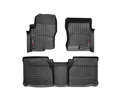 WeatherTech FloorLiner for 2009-2015 Nissan Frontier - 1st & 2nd Row, Black - Image 1 of 4