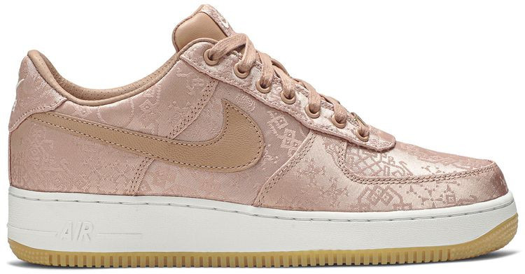 Nike CLOT x Air Force 1 Premium Low Rose Gold Silk for Sale Nike CLOT x Air Force 1 Premium Low Rose Gold Silk for Sale
