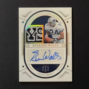 2023 National Treasures Everson Walls Patch Auto /10 ⭐ Holo Gold – Cowboys Logo - Picture 1 of 2