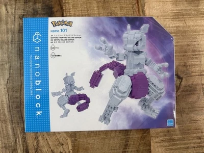 Nanoblock Pokemon Mewtwo Deluxe Edition Kawada NBPM_101 New release Japan - Image 1 of 2