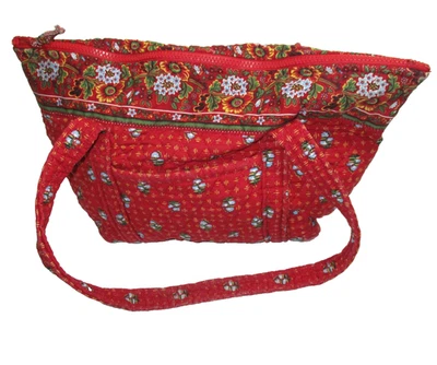 Bolso de Hombro Vera Bradley Provincial Rojo Floral Ver Fotos Foto 1 de 4