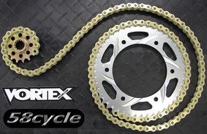 98-14 R1 VORTEX Sprocket / GOLD RK Max X Chain 520 Conversion Kit - Picture 1 of 1