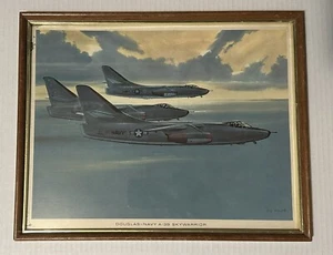 R G Smith Aircraft Print In Frame Sky warrior - Picture 1 of 6