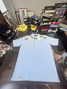 Camisa Polo Enyce Patchwork De Colección Para Hombre XL Nueva Con Etiquetas - Imagen 1 de 15
