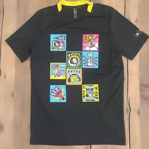 Adidas Black Lego Graphic Short Sleeve Shirt Kids Size Large - Picture 1 of 4