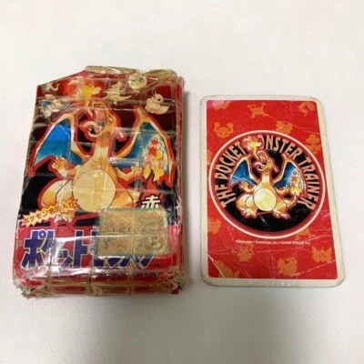 Pokemon Playing Card Poker Charizard Deck Red ver Nintendo 1996 First Generation - Image 1 of 4