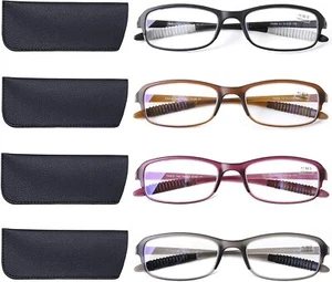DOOViC 4er-Pack Computer Lesebrille blau lichtblockierend Anti-Augenbelastung 2.0 - Bild 1 von 9