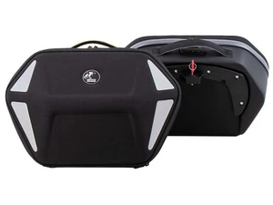 NEW PAIR HEPCO & BECKER C-BOW ROYSTER NEO SIDE BAGS 16 – 17.5 LTR BLACK - Picture 1 of 9