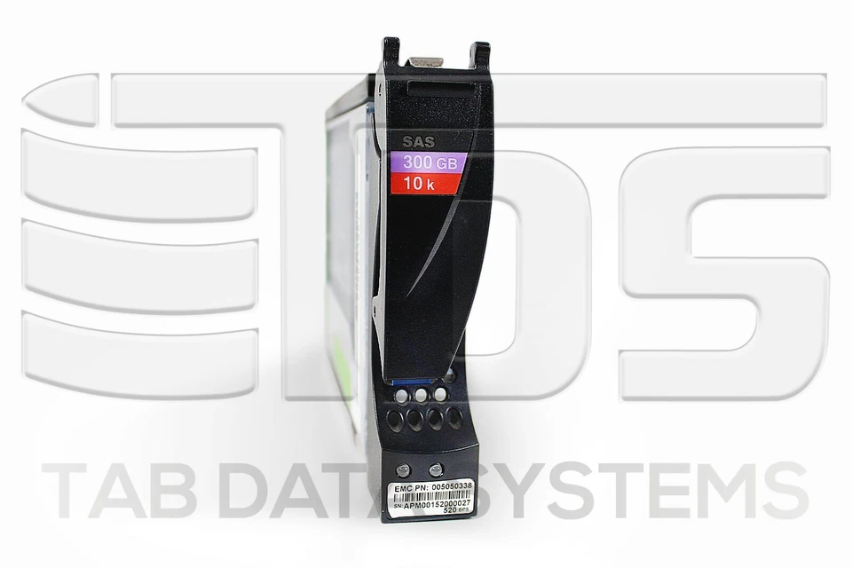 EMC 005050338 300GB 10K 6Gbps 3.5" SAS HDD Hard Drive VX-VS10-300 V3-VS10-300  - Image 1 of 1