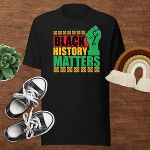 Black History Matters Street Wear Unisex Sport T-Shirt Pro Club Shaka RTP - Bild 1 von 13