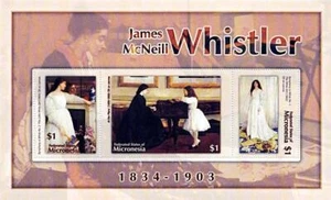 MICRONESIA 2003 WHISTLER PAINTINGS 2 S/S MNH SHIPS, BRIDGE - Picture 1 of 1