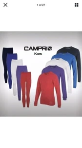 Campri Sports Baselayer Boy’s Girl’s Thermal Top Pants Set, 7-8, New - Picture 1 of 7