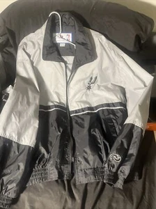 MINT Vtg 80s 90s Starter San Antonio Spurs Made In USA Satin Varsity Jacket XXL - Picture 1 of 3