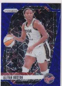 2024 WNBA Prizm Panini Basketball No. 3 Aliyah Boston Blue Laser Prizm - Bild 1 von 2