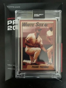 Topps Project 2020 #83 Frank Thomas by Matt Taylor Artist Proof AP #19/20 NEW - Picture 1 of 2