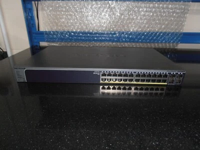 NETGEAR ProSafe 24 Port PoE Gigabit Smart Managed Switch GS728TP  V1H1 - Image 1 of 4