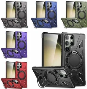 For Galaxy S24/S24+/S24Ultra/Shockproof Kickstand Defender MagSafe Magnetic Case - Picture 1 of 13