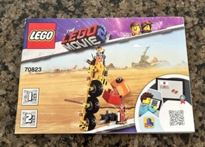 LEGO 70823 The Lego Movie 2 Emmet's Thricycle Instruction MANUAL ONLY - Picture 1 of 2