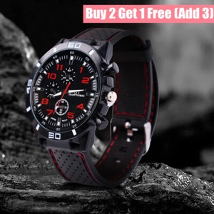 Mens Watches Sports Wrist Kids Boys Army Silicon Strap Quartz Cheap Men Watch UK