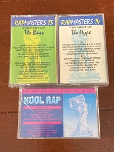 3 Old School Rap Cassette Tape Compilations. Rapmasters 13/14 Kool Public Enemy - Picture 1 of 6