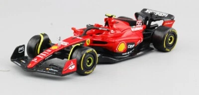 BBURAGO 1:43 2023 FERRARI FORMULA 1 F1 SF23 #55 Carlos Sainz Model CAR IN BOX - Image 1 of 3