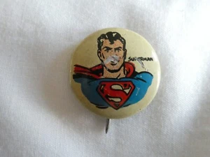 1940'S KELLOGG'S SUPERMAN PEP PINBACK PIN - Picture 1 of 3